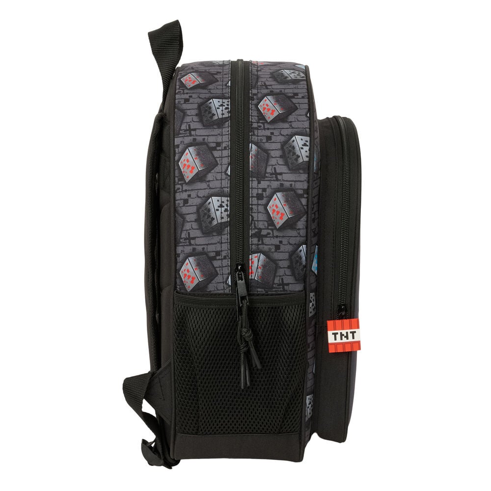 Mochila Graffiti Minecraft 38cm adaptable SAFTA