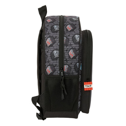 Mochila Graffiti Minecraft 38cm adaptable SAFTA