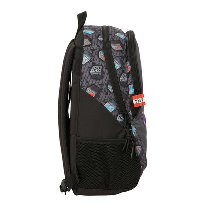 Mochila Graffiti Minecraft 44cm adaptable SAFTA
