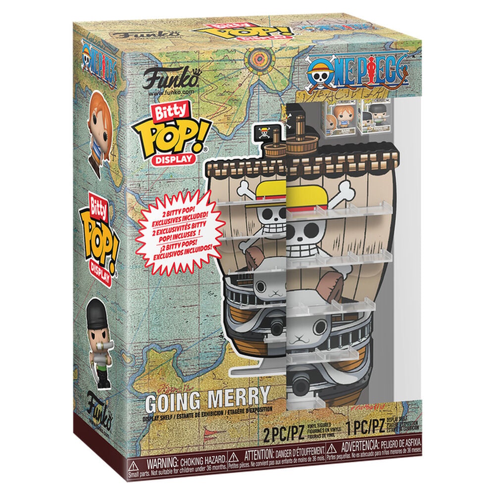 Display Bitty POP One Piece Going Merry FUNKO