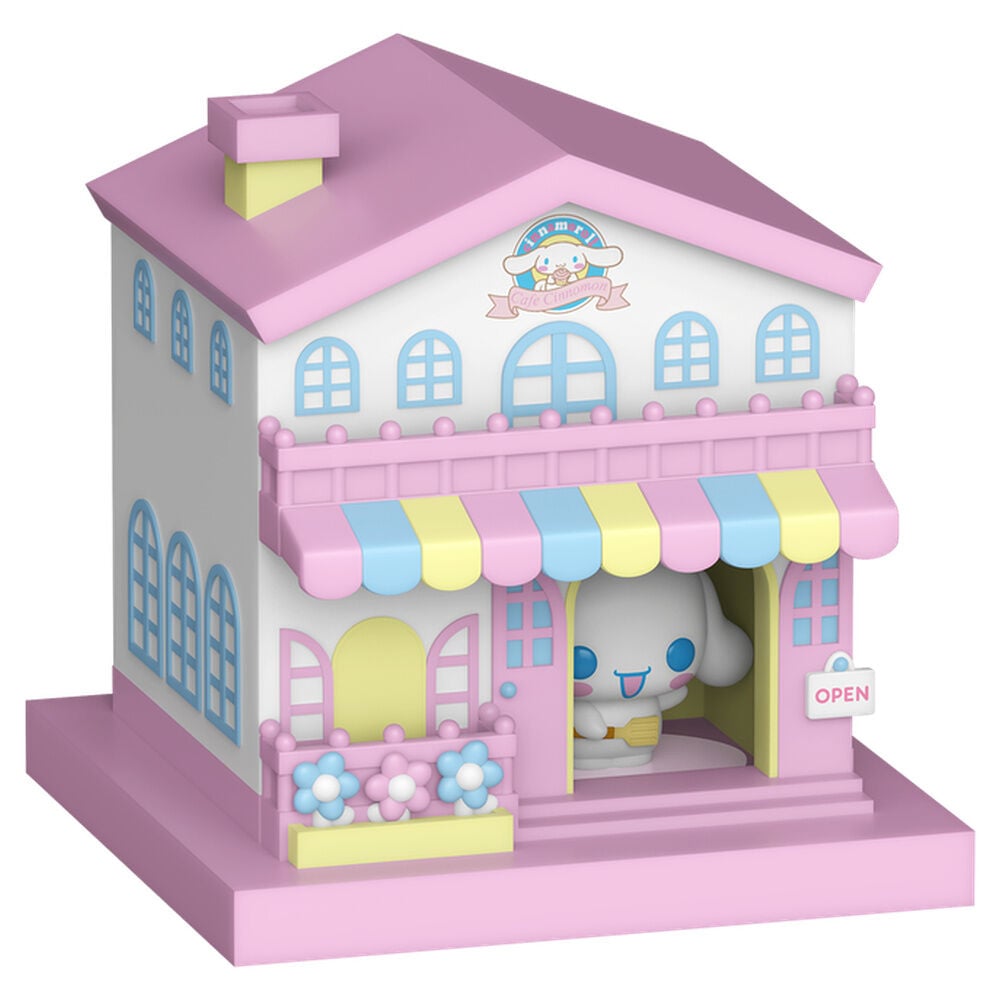 Figura Bitty POP Town Hello Kitty and Friends Chef Cinnamoroll With Cafe Cinnamoroll FUNKO