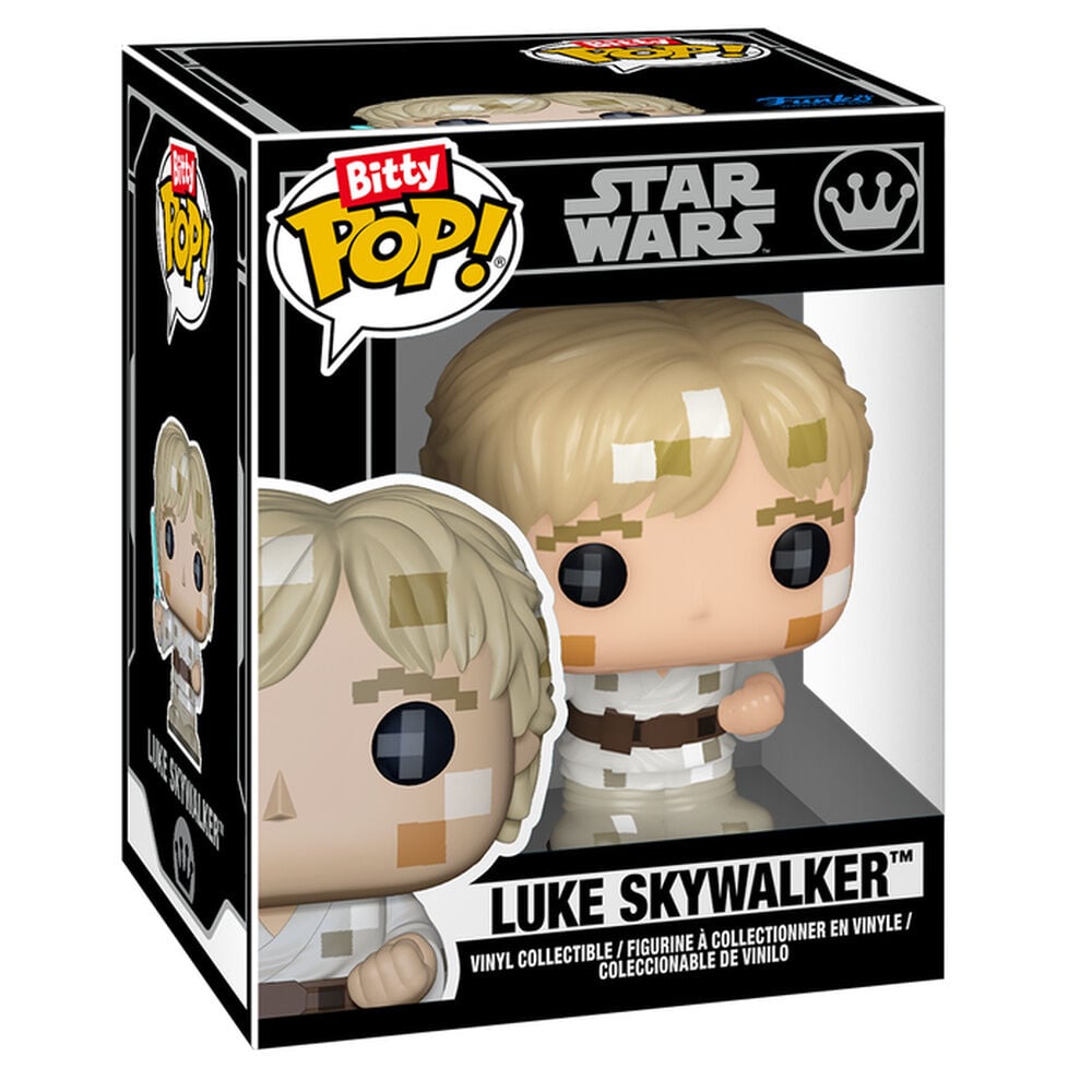 Figura Bitty POP Star Wars 8 Bit Luke Skywalker & Arcade Case FUNKO