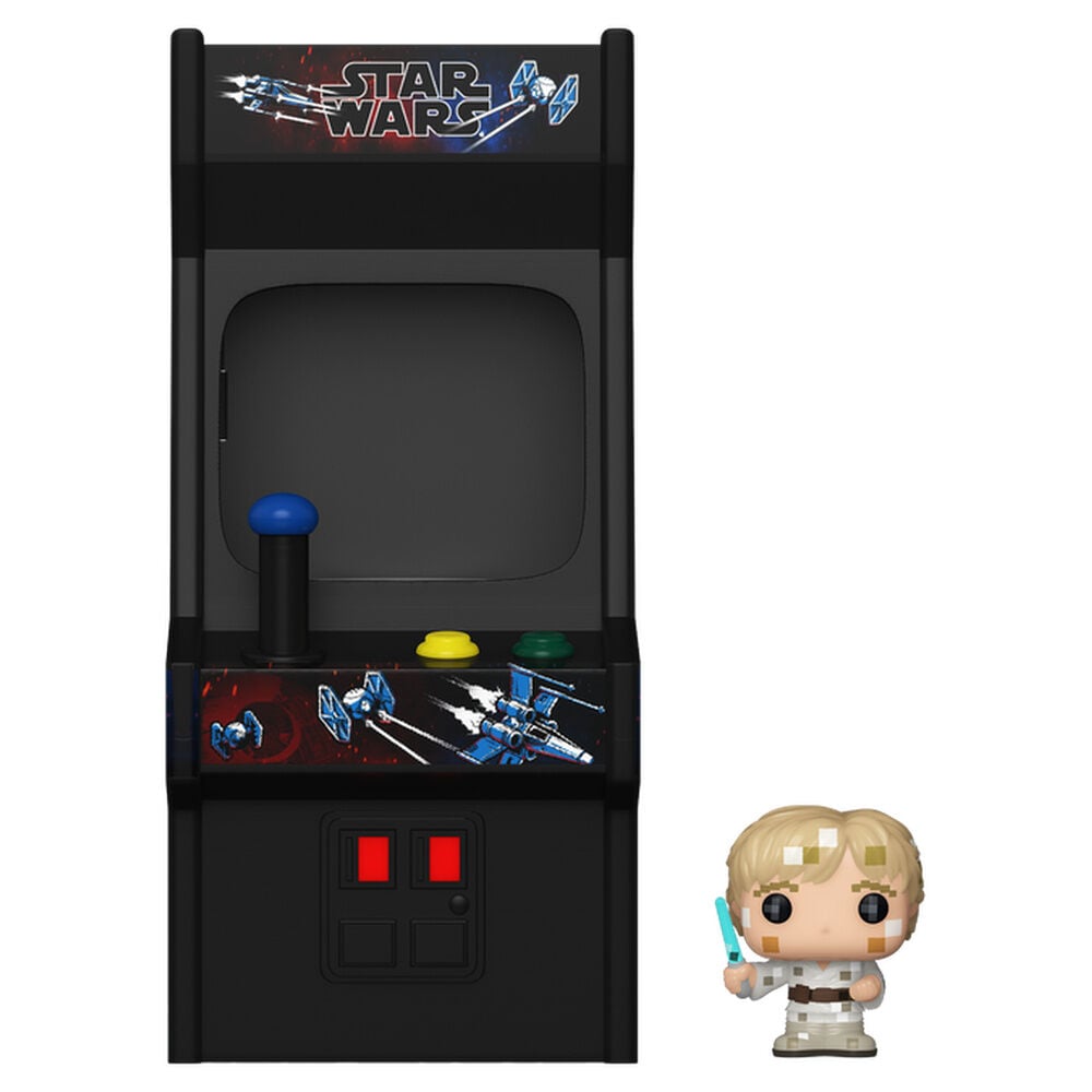 Figura Bitty POP Star Wars 8 Bit Luke Skywalker & Arcade Case FUNKO