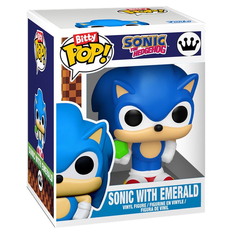 Figura Bitty POP Boxes Sonic The Hedgehog Sonic 2 diorama Set FUNKO