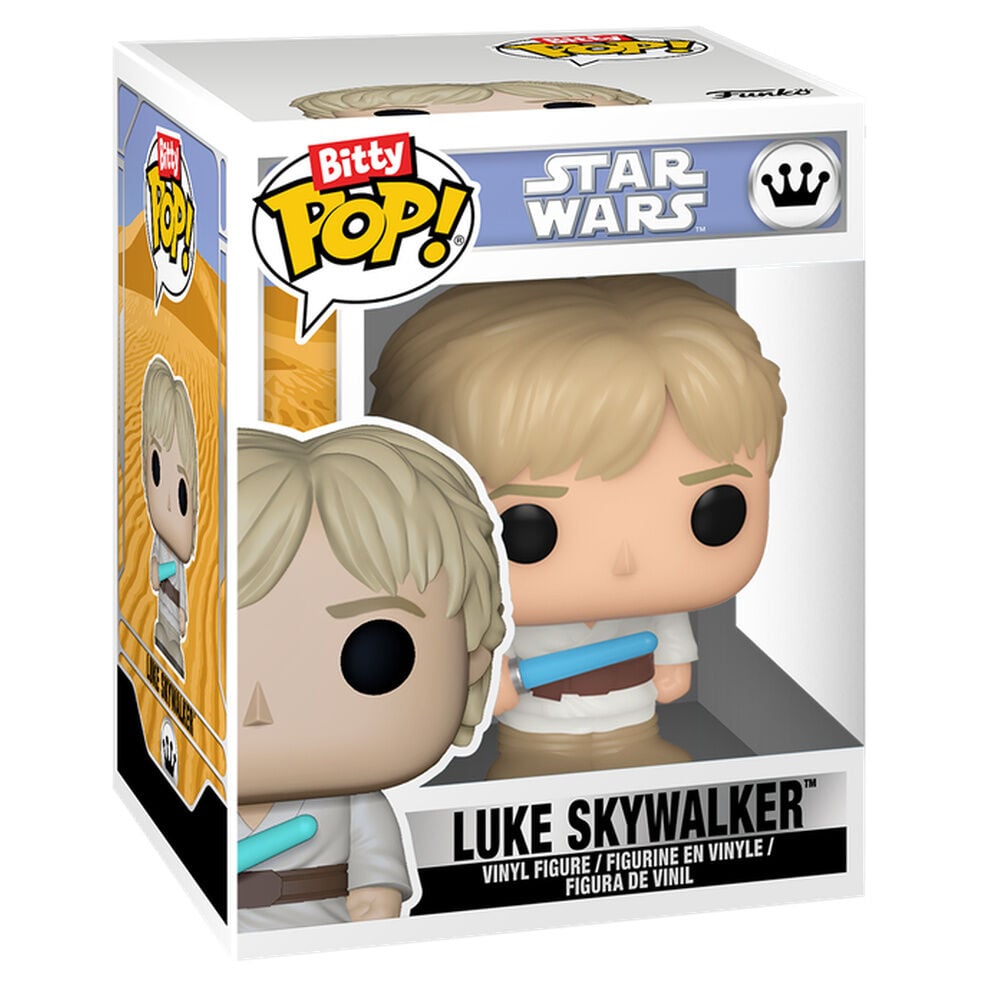 Figura Bitty POP Star Wars 8 Bit Luke Skywalker & Arcade Case FUNKO