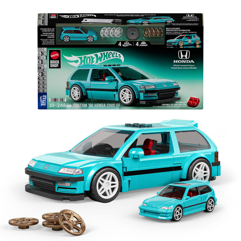 Set Construccion Speed HONDA Civic Hot Wheels MATTEL