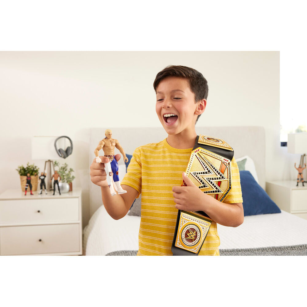 Cinturon Título Campeonato Mundial de Pesos Pesados WWE MATTEL