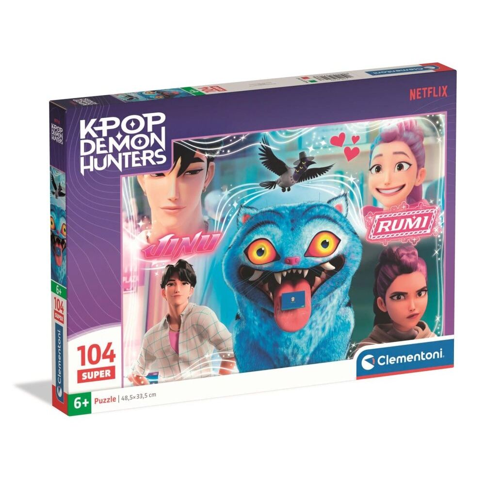 Puzzle 3 Super Kpop Demon Hunters 104pzs CLEMENTONI