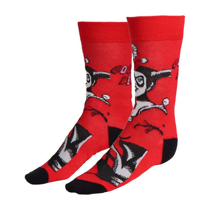 Set 3 calcetines Harley Quinn DC Comics adulto CERDÁ