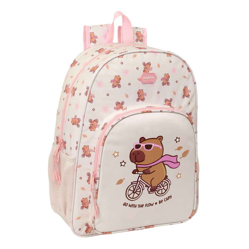 Mochila Capibara 42cm adaptable SAFTA