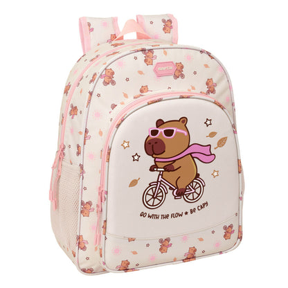 Mochila Capibara 38cm adaptable SAFTA