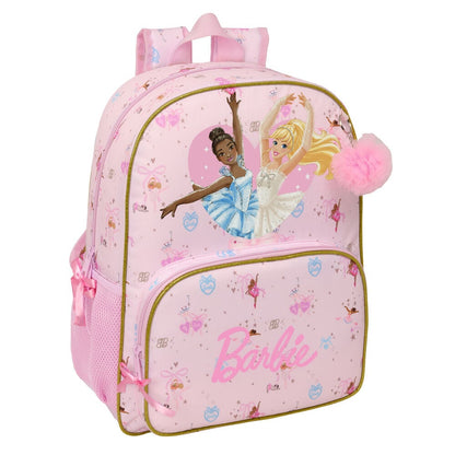Mochila Ballet Barbie 42cm adaptable SAFTA