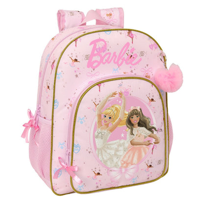 Mochila Ballet Barbie 38cm adaptable SAFTA