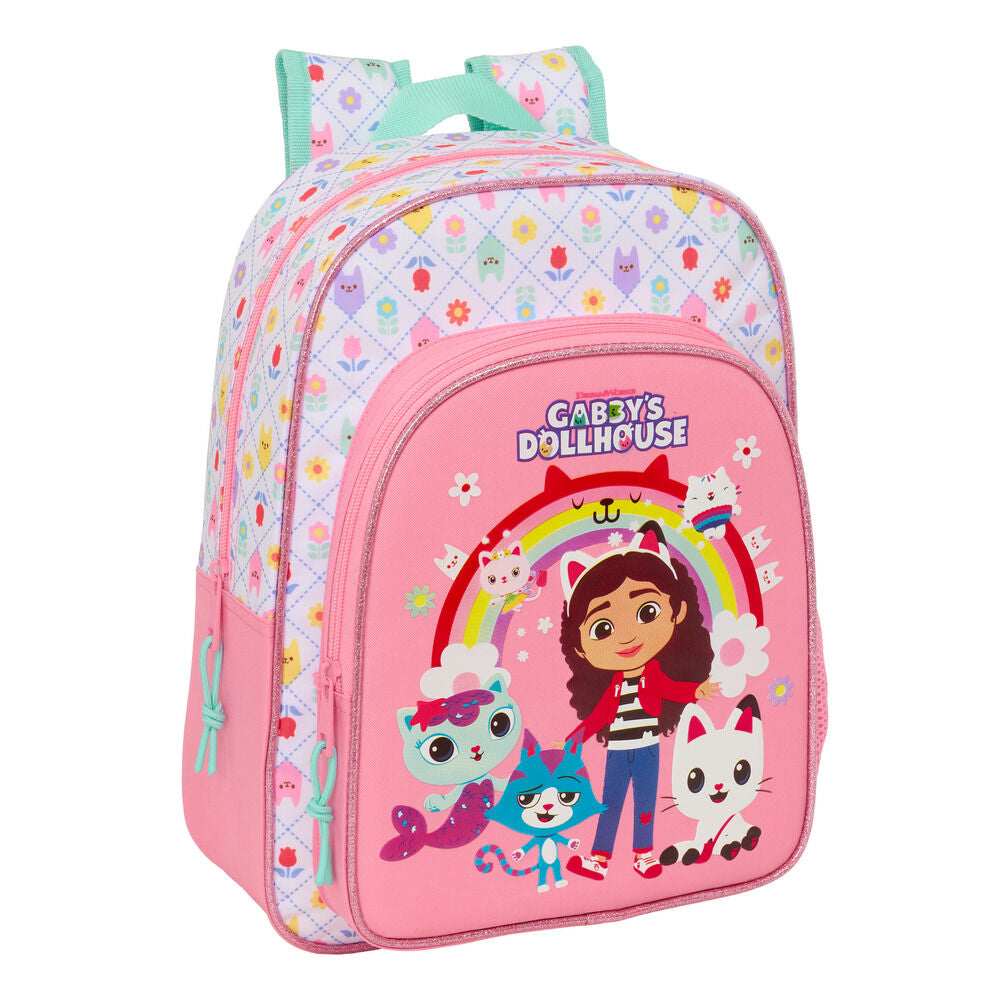 Mochila La Casa de Muñecas de Gabby 34cm adaptable SAFTA