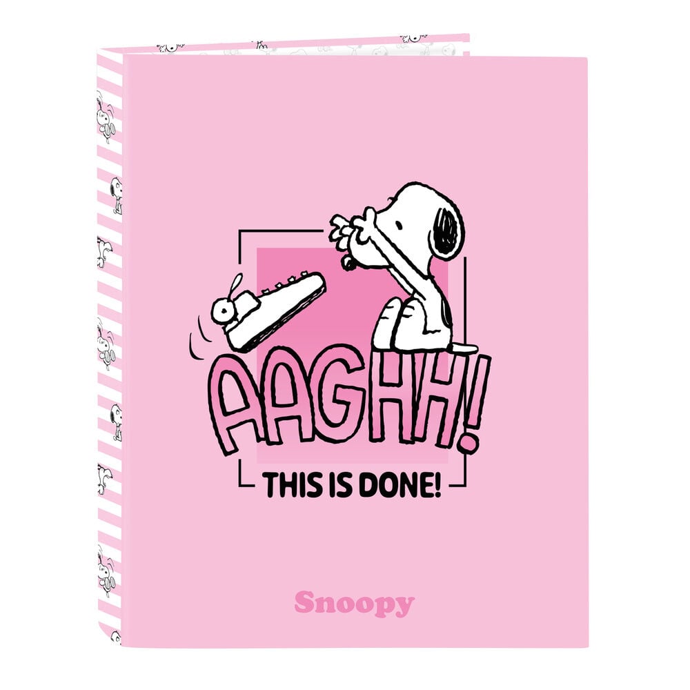 Carpeta A4 anillas Snoopy SAFTA