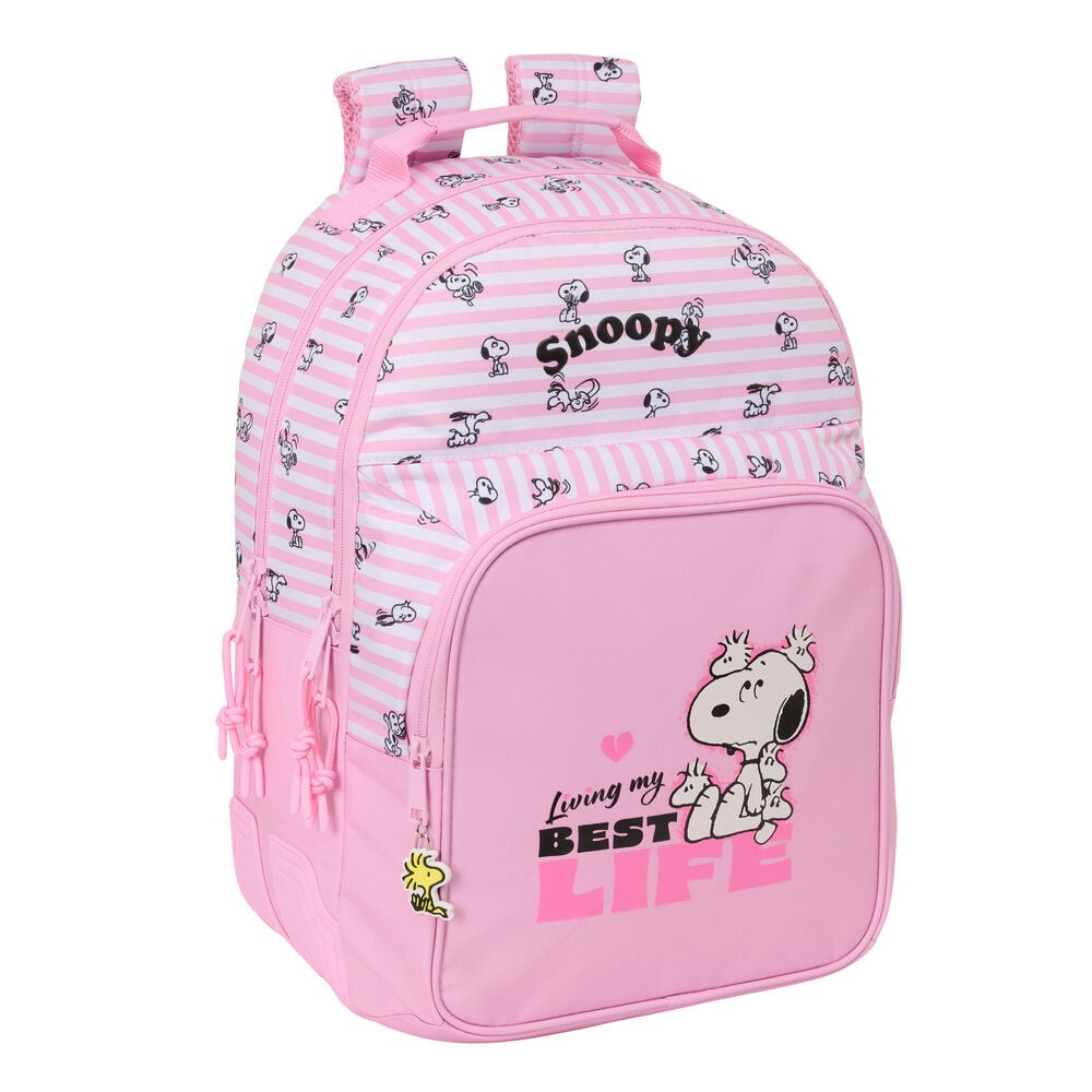Mochila Snoopy 42cm adaptable SAFTA