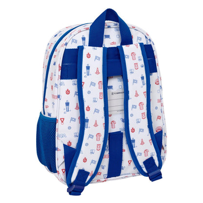 Mochila Baby F.C. Barcelona 34cm adaptable SAFTA