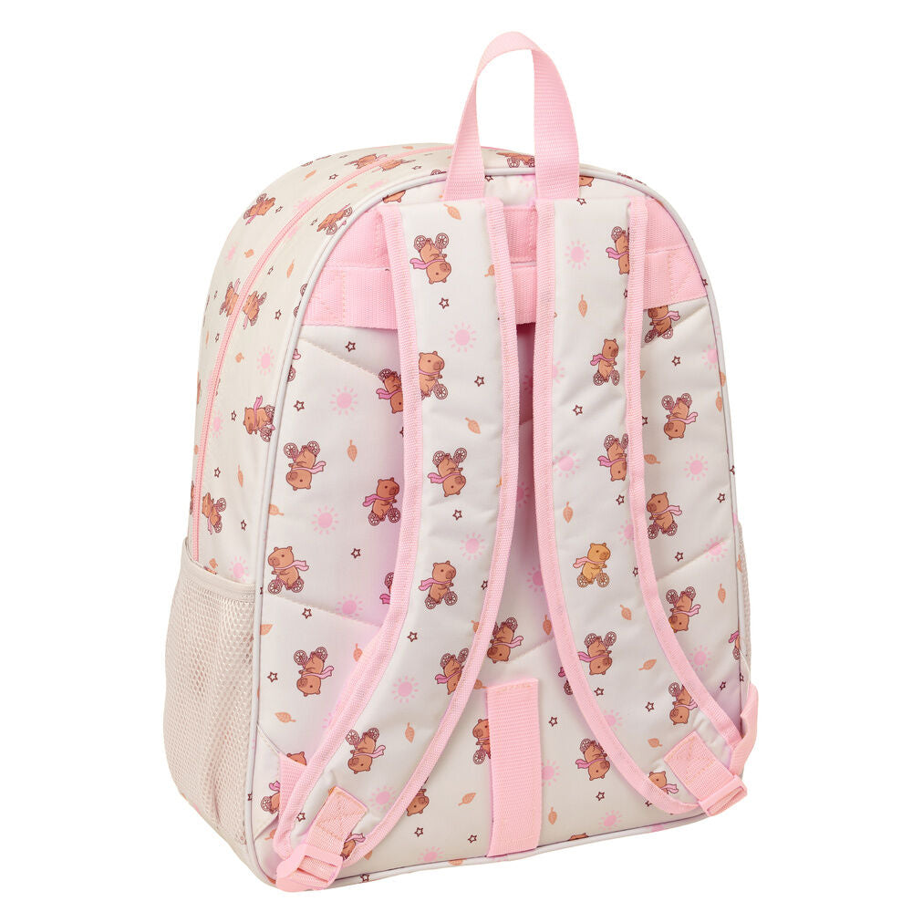 Mochila Capibara 42cm adaptable SAFTA