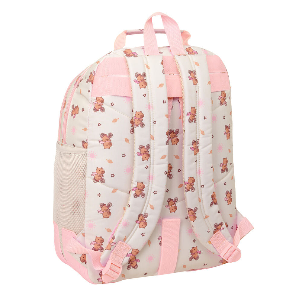 Mochila Capibara 42cm adaptable SAFTA