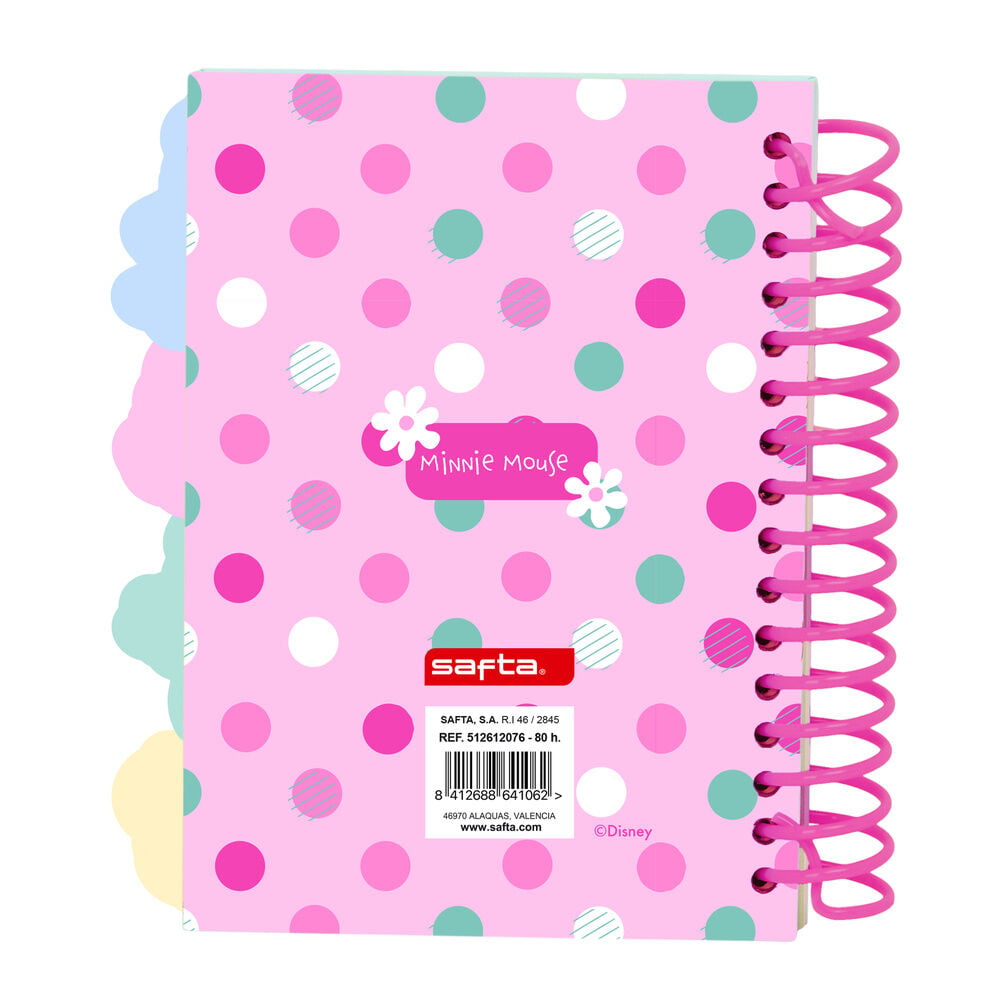 Cuaderno A6 Minty Minnie Disney SAFTA