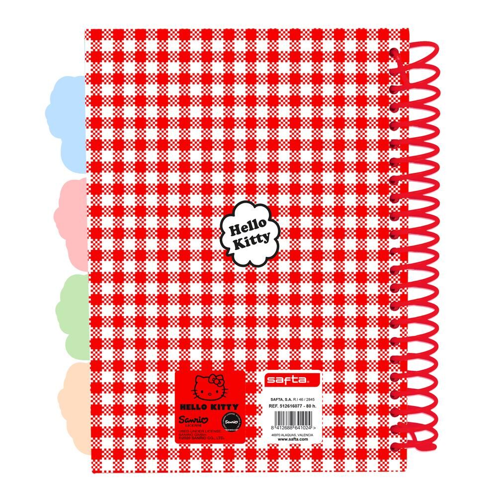 Cuaderno A5 Hello Kitty SAFTA