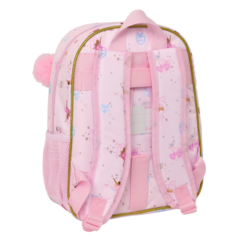 Mochila Ballet Barbie 34cm adaptable SAFTA