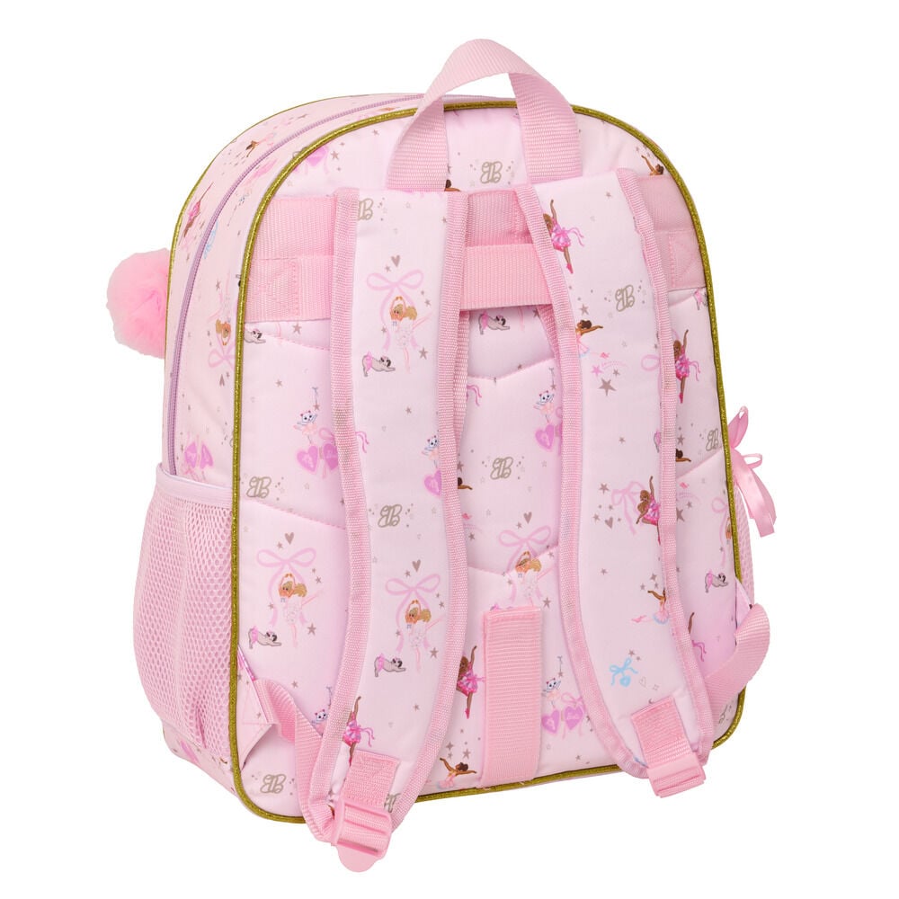 Mochila Ballet Barbie 38cm adaptable SAFTA