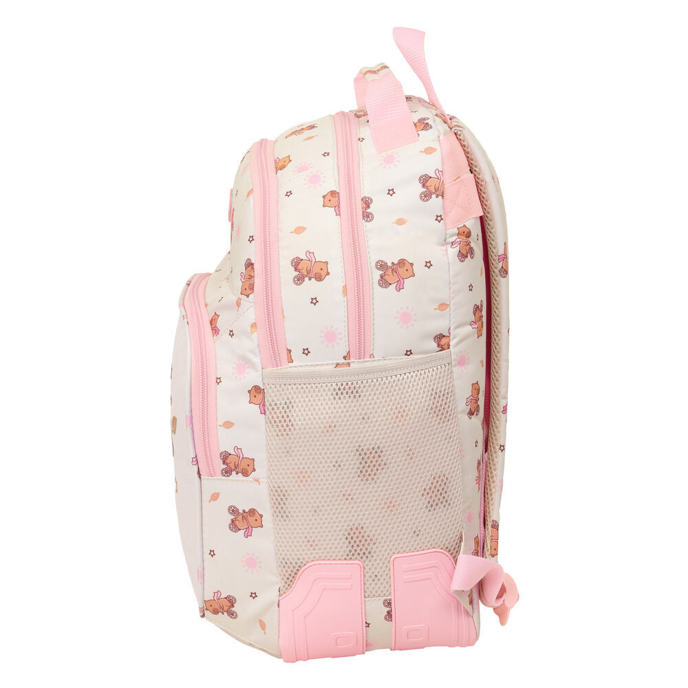 Mochila Capibara 42cm adaptable SAFTA