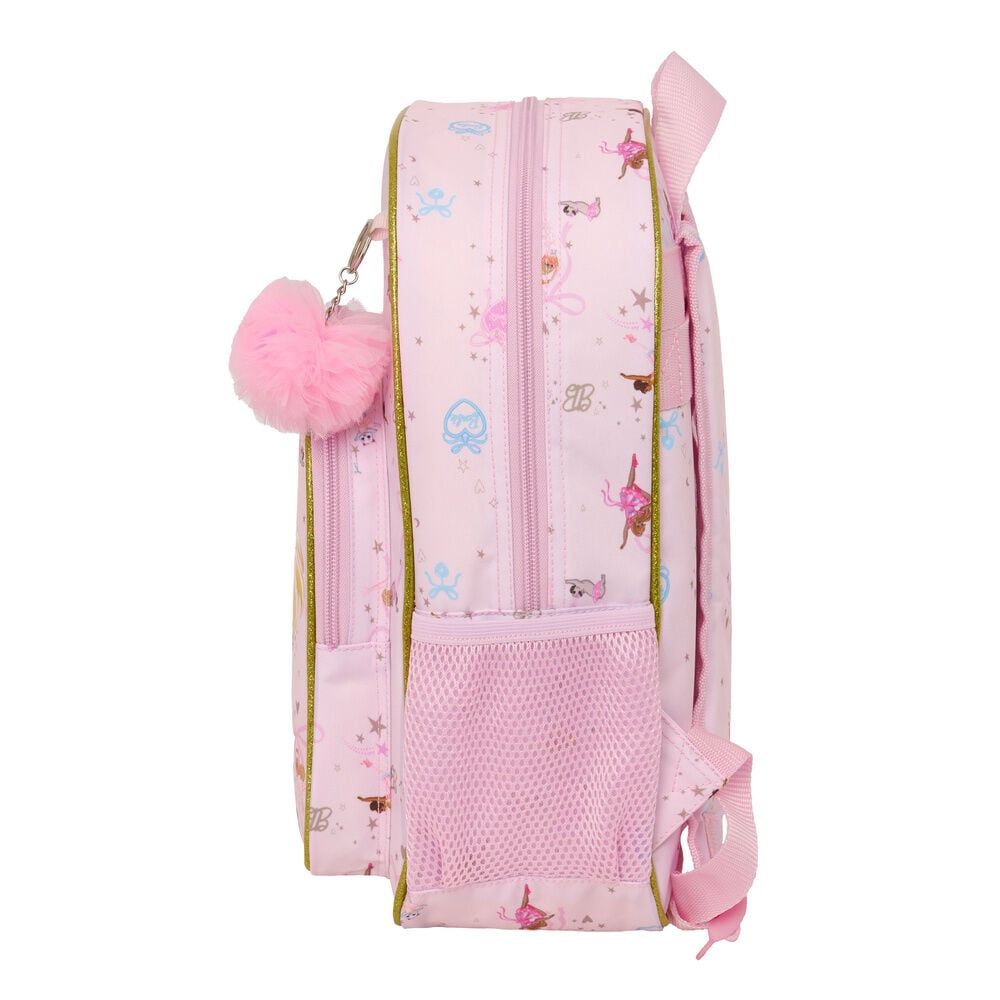 Mochila Ballet Barbie 34cm adaptable SAFTA