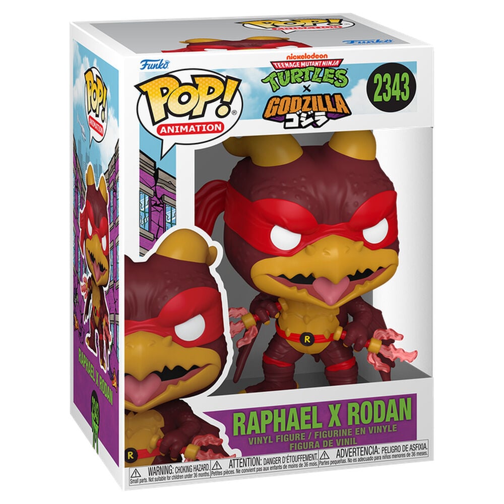 Figura POP Teenage Mutant Ninja Turtles x Godzilla - Raphael X Rodan FUNKO