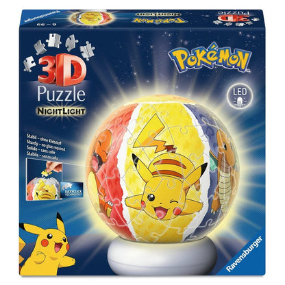 Puzzle Ball Nightlight Pokemon RAVENSBURGER