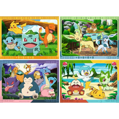 Puzzle Pokemon 4x100pzs RAVENSBURGER
