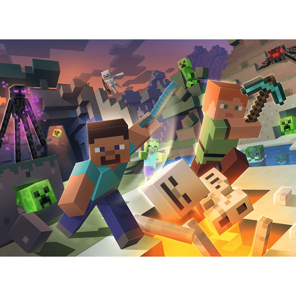 Puzzle Minecraft XXL 100pzs RAVENSBURGER