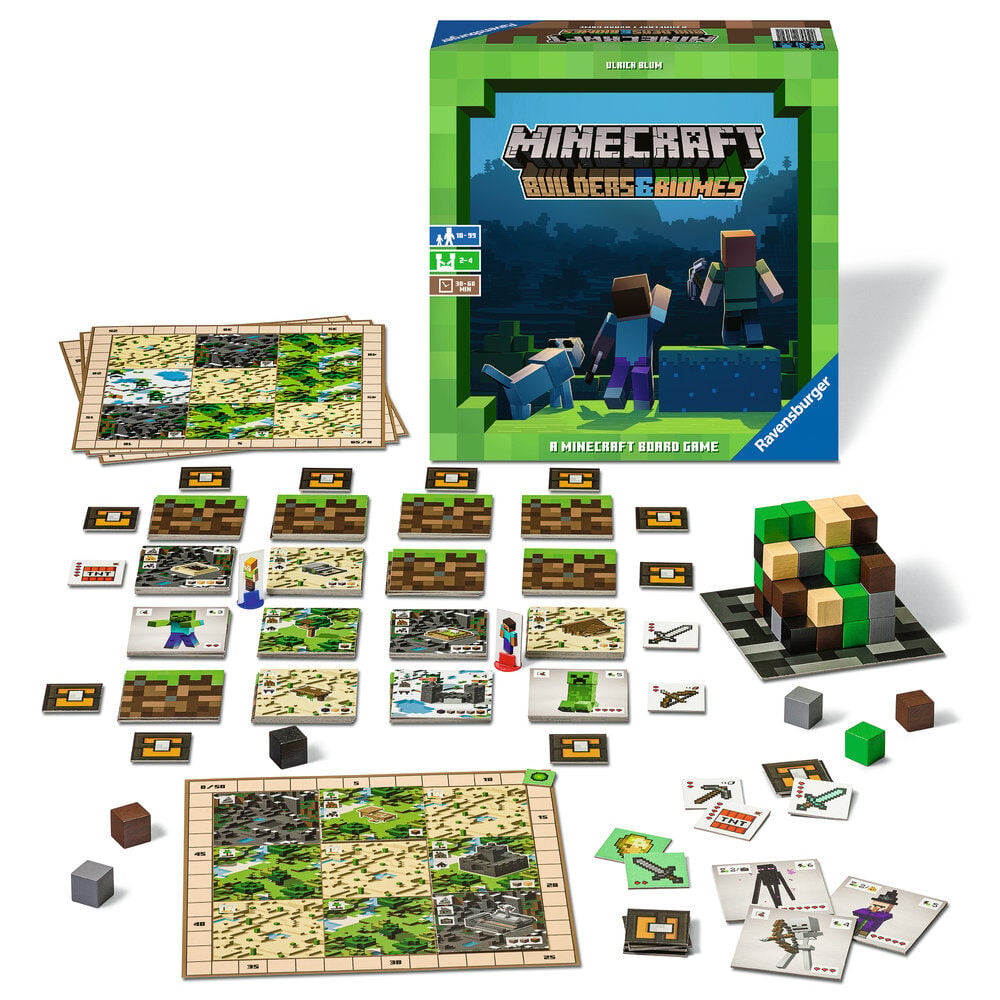 Juego de mesa Builders & Biomes Minecraft RAVENSBURGER