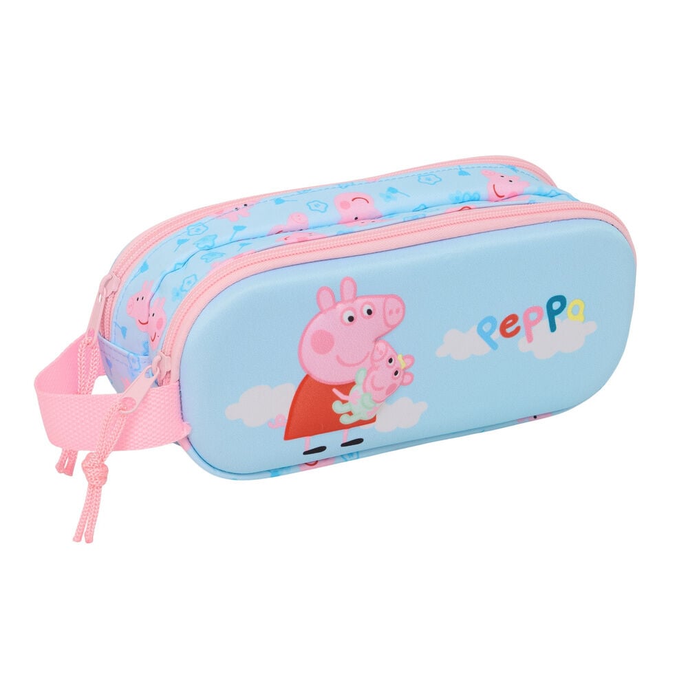 Portatodo 3D Peppa Pig doble SAFTA
