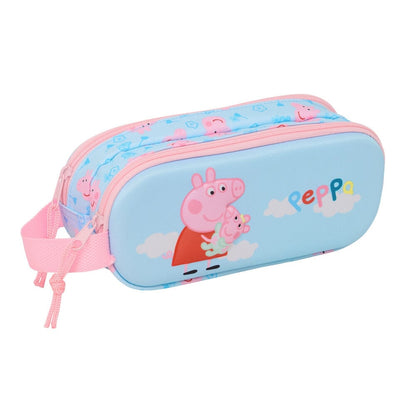 Portatodo 3D Peppa Pig doble SAFTA