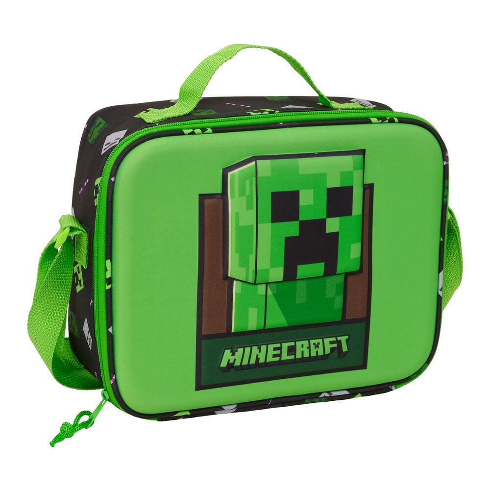 Bolsa portameriendas 3D Minecraft termica SAFTA