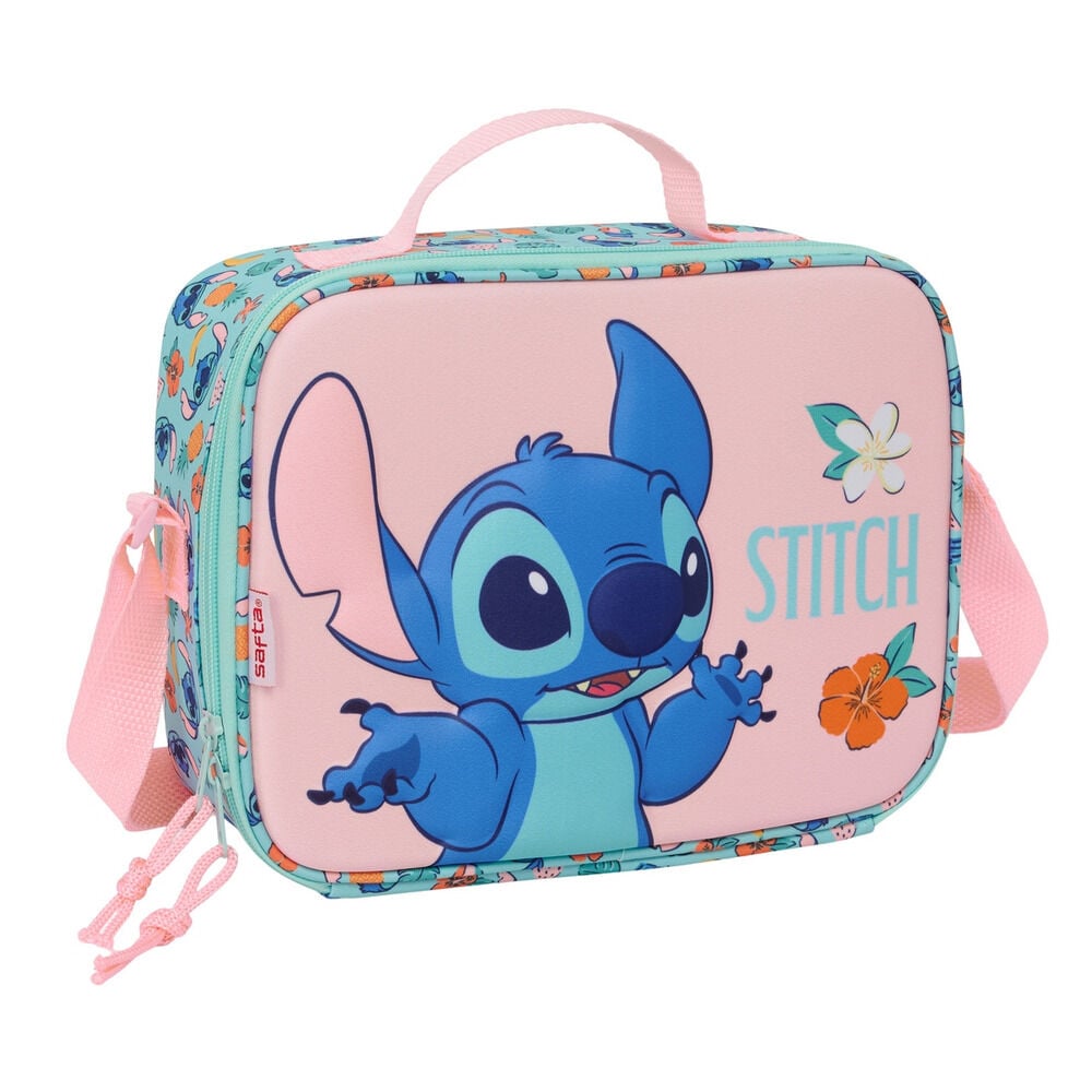 Bolsa portameriendas 3D Stitch Disney termica SAFTA