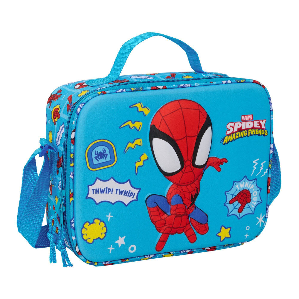 Bolsa portameriendas 3D Spidey Marvel termica SAFTA