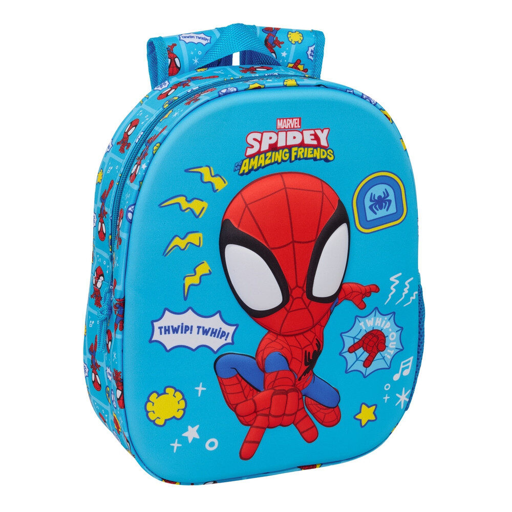 Mochila 3D Spidey Marvel 33cm SAFTA