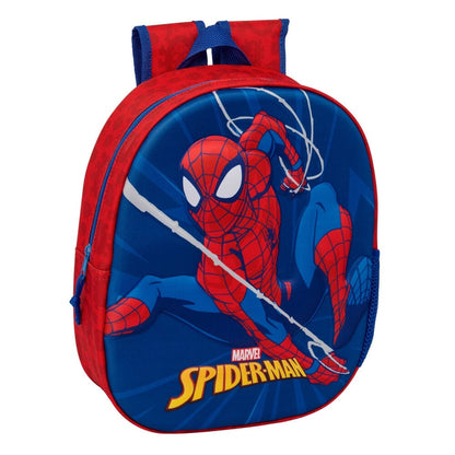 Mochila 3D Spiderman Marvel 33cm SAFTA