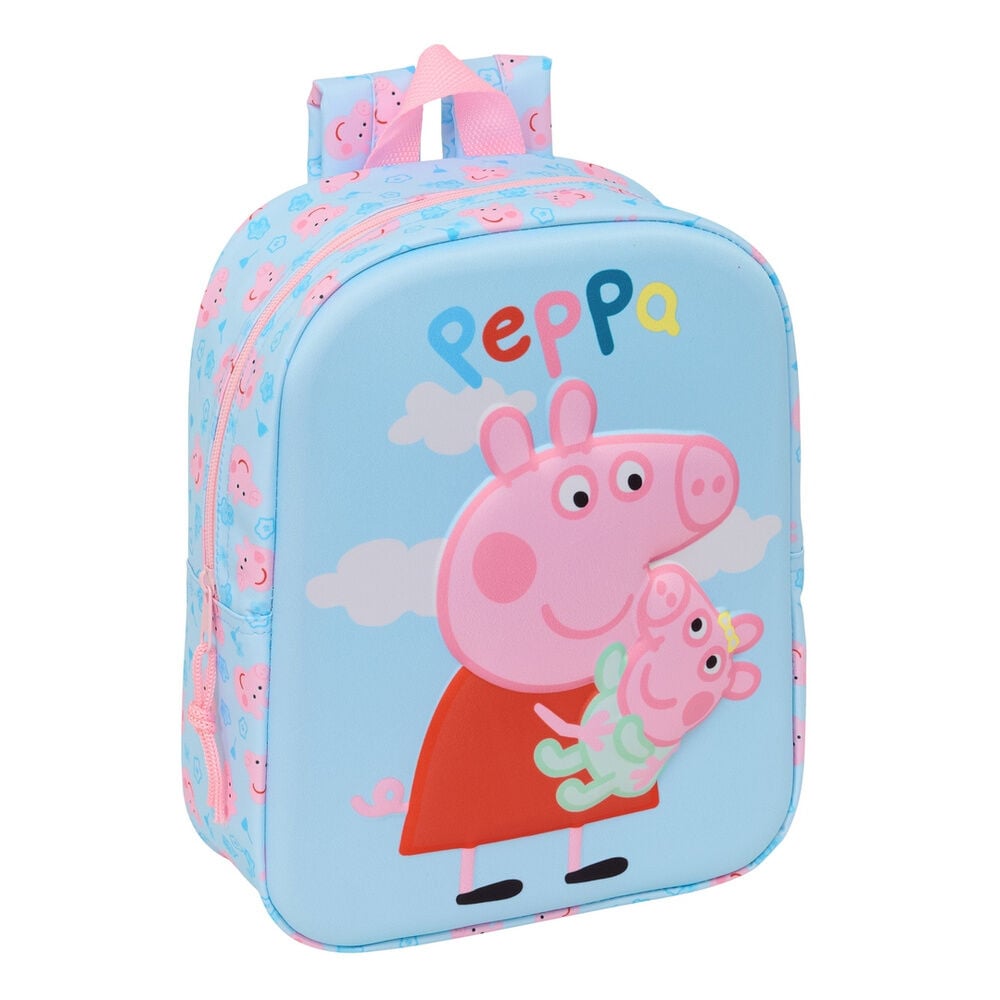 Mochila 3D Peppa Pig 27cm SAFTA