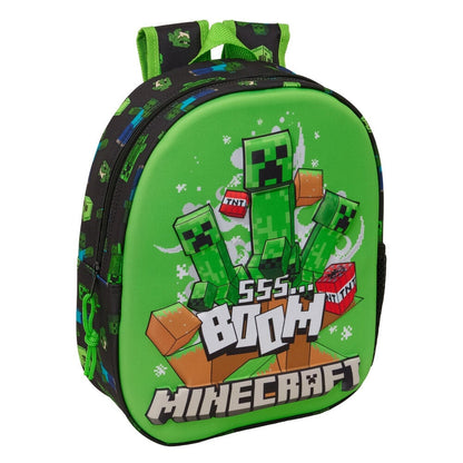 Mochila 3D Minecraft 33cm SAFTA