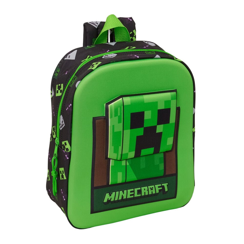 Mochila 3D Minecraft 27cm SAFTA