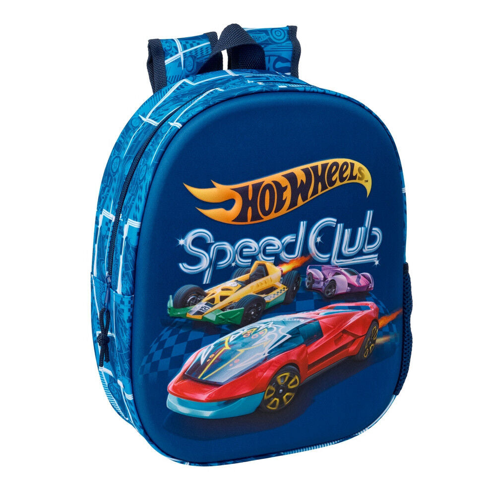 Mochila 3D Hot Wheels 33cm SAFTA