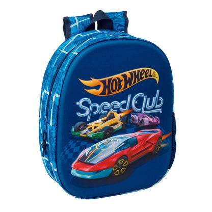 Mochila 3D Hot Wheels 33cm SAFTA