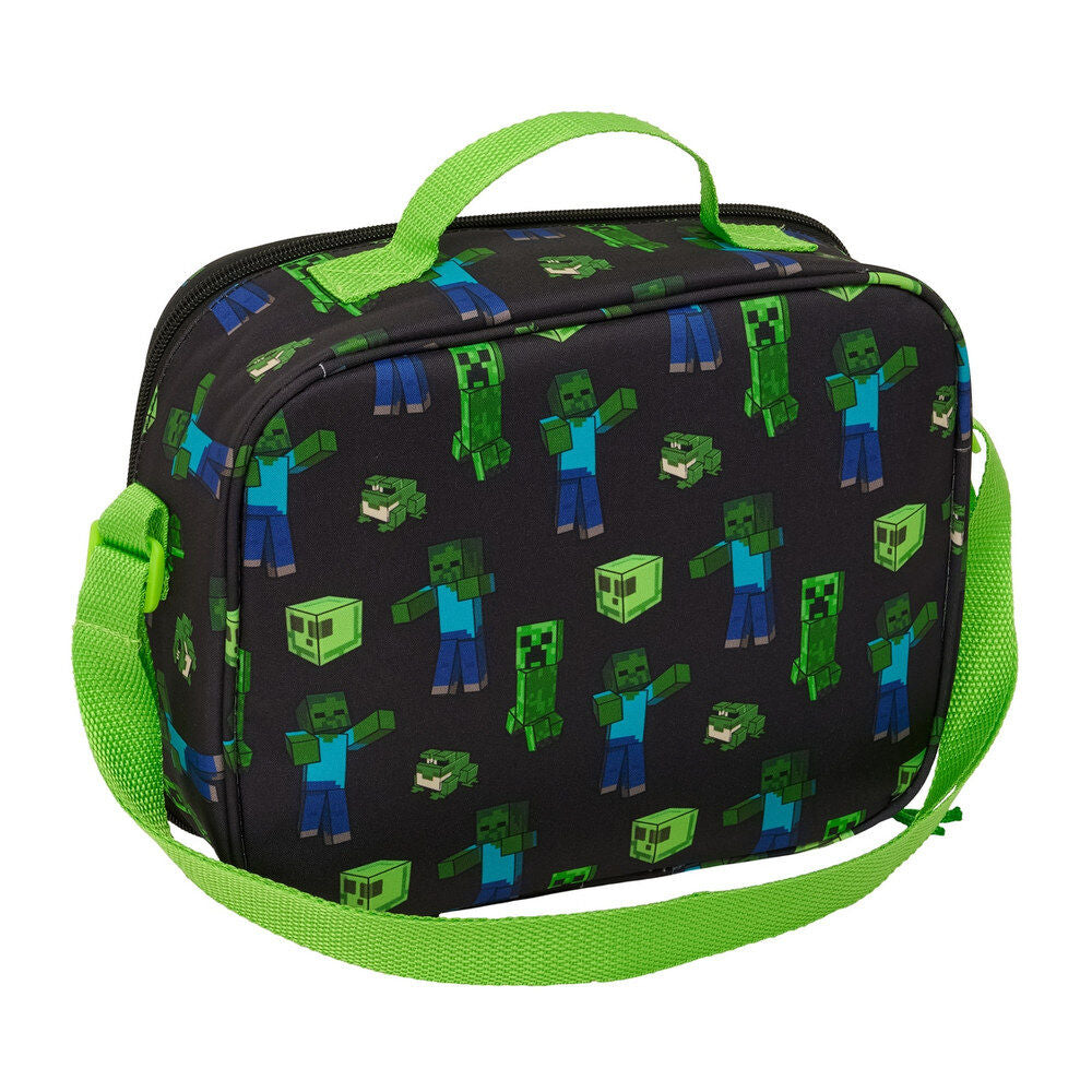 Bolsa portameriendas 3D Minecraft termica SAFTA