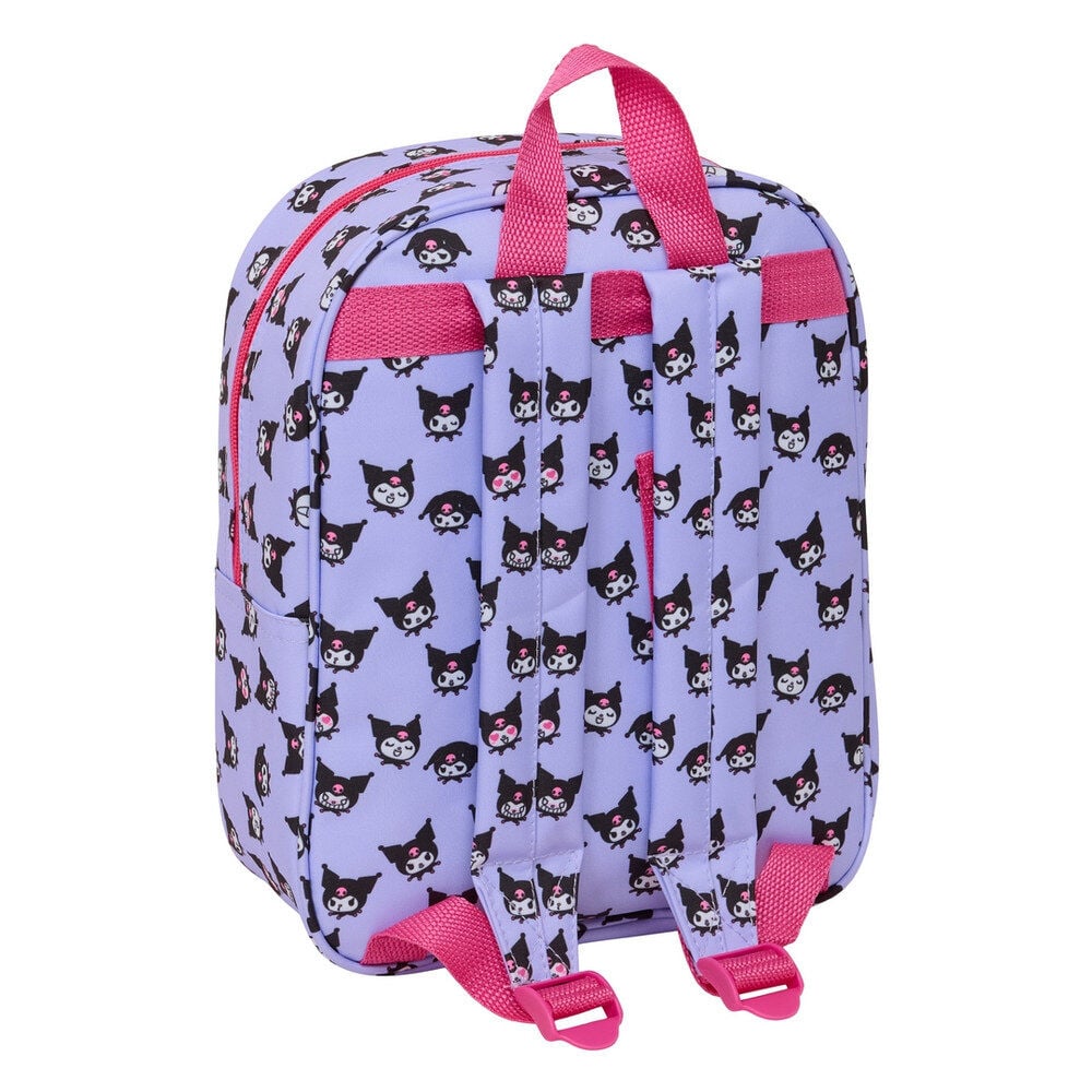 Mochila 3D Kuromi Hello Kitty 27cm SAFTA