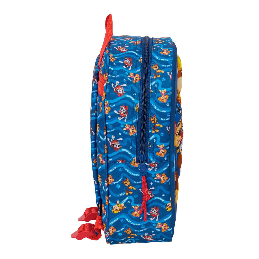 Mochila 3D Patrulla Canina Paw Patrol 27cm SAFTA
