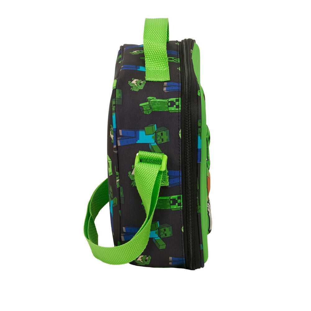 Bolsa portameriendas 3D Minecraft termica SAFTA